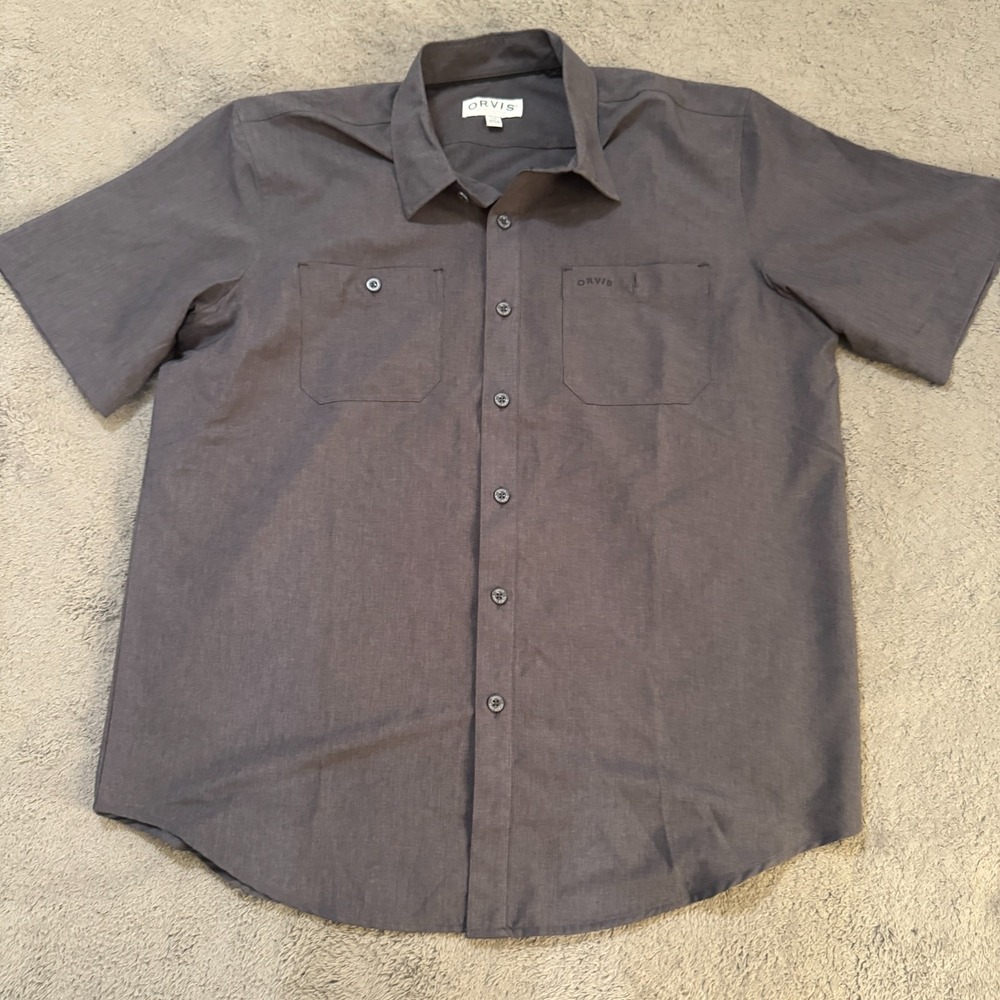 Orvis Classic Fit Shirt Mens L Lot of 5 Plaid Button Front Short Sleeve - Picture 3 of 16